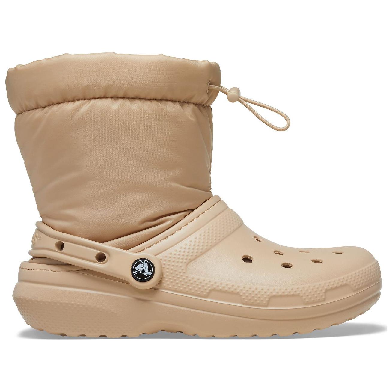 Crocs  Short Snow Boots Beige - Warm, CMFTable, Versatile Winter Shoes 圖 2