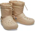 Lookbook Crocs Short Snow Boots Beige - Warm, Comfortable, Versatile Winter Shoes 206630-212