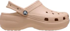 Buy 크록스 (여성용) 클래식 플랫폼 클로그 핑크 카라멜 206750-7AF
