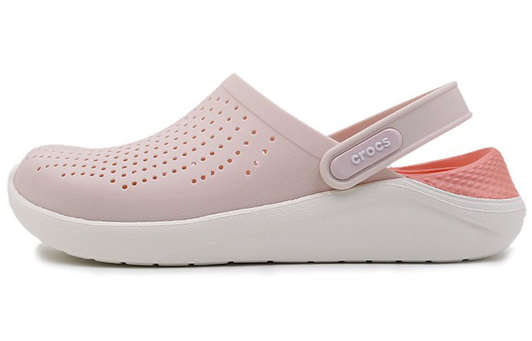 Crocs Adult LiteRide Clog-7 &#x27;Pink White&#x27; 204592-6PL