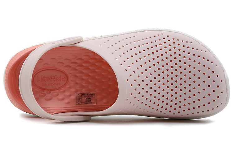 Lookbook Crocs Dewasa LiteRide Clog-7 'Pink Putih' 204592-6PL