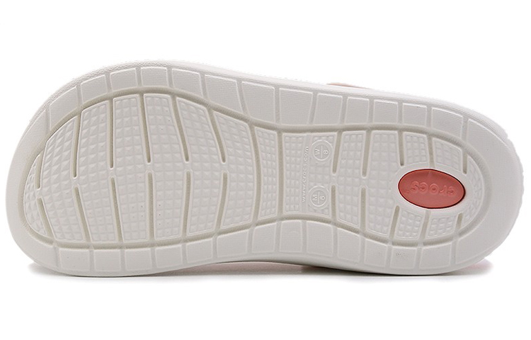 Shop Crocs Dewasa LiteRide Clog-7 'Pink Putih' 204592-6PL