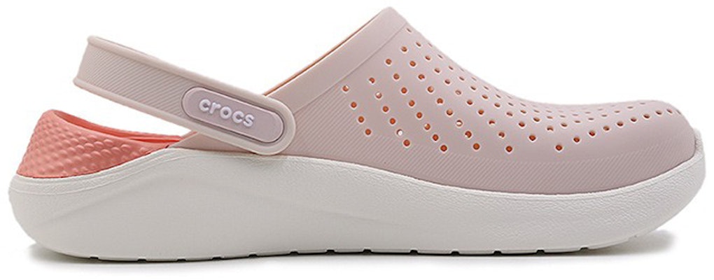 Crocs 成人 LiteRide 花园鞋-7 '粉白色' 204592-6PL Order Crocs 成人 LiteRide 花园鞋-7 '粉白色' 204592-6PL