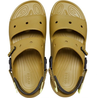 Crocs 全地形凉鞋 '褐色' 207711-3UA Lookbook Crocs 全地形凉鞋 '褐色' 207711-3UA
