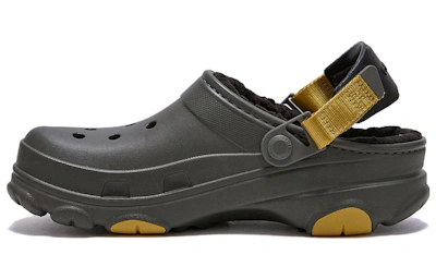 Crocs All-Terrian Lined Clogs 'Dusty Olive'