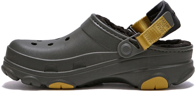 Crocs 卡駱馳 特林暖棉 洞洞鞋 男女同款 橄欖色 Buy Crocs 卡駱馳 特林暖棉 洞洞鞋 男女同款 橄欖色