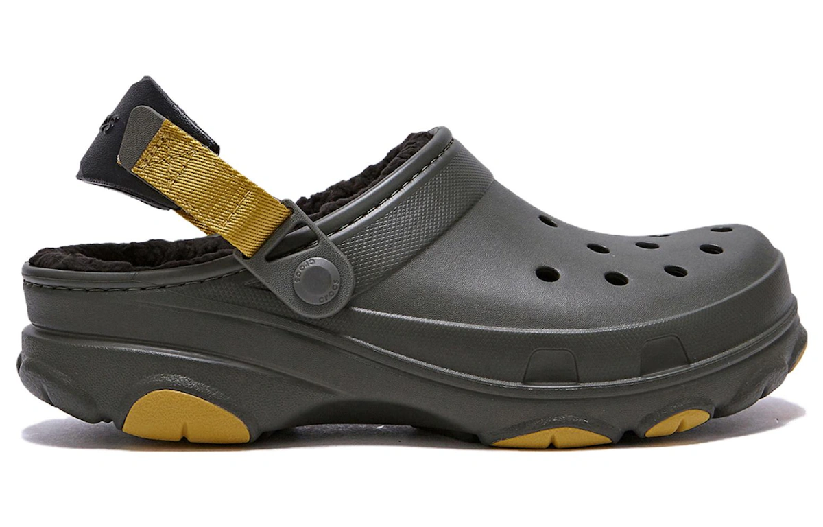 Crocs All-Terrian Lined Clogs 'Dusty Olive'