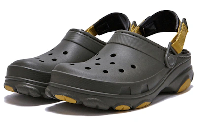 Crocs All-Terrian Lined Clogs 'Dusty Olive'