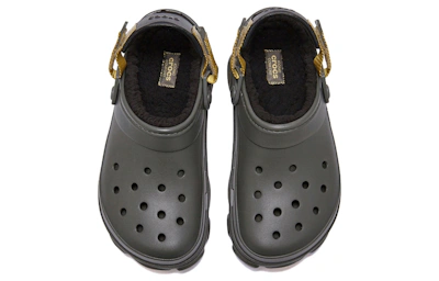 Crocs All-Terrian Lined Clogs 'Dusty Olive'