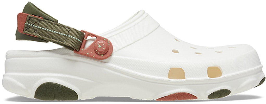 Crocs All Terrain Clogs 'White Green' 206340-0WV Order Crocs All Terrain Clogs 'White Green' 206340-0WV