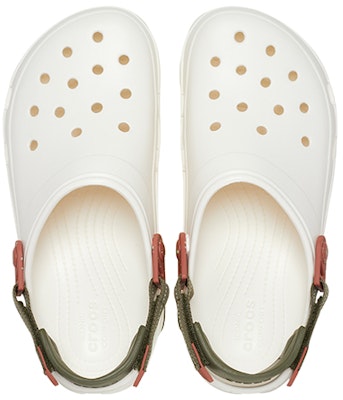 Crocs All Terrain Clogs 'White Green' 206340-0WV Shop Crocs All Terrain Clogs 'White Green' 206340-0WV