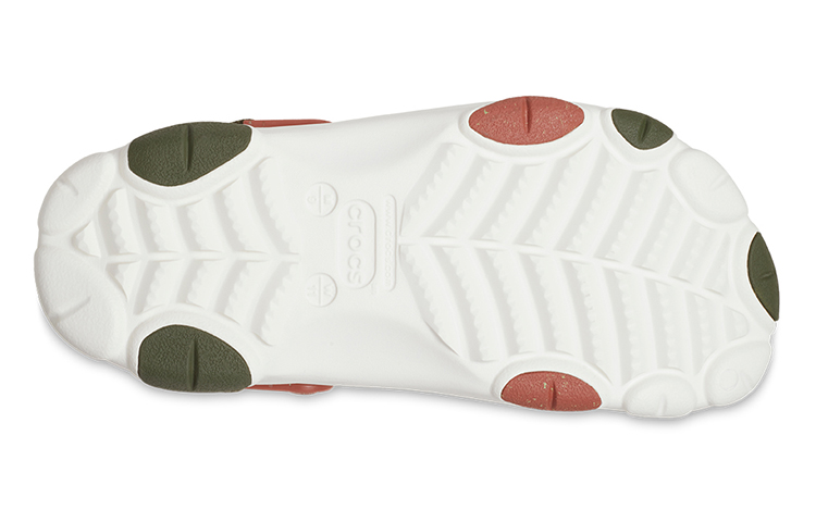 Details for Selipar Crocs Semua Terrain 'Putih Hijau' 206340-0WV