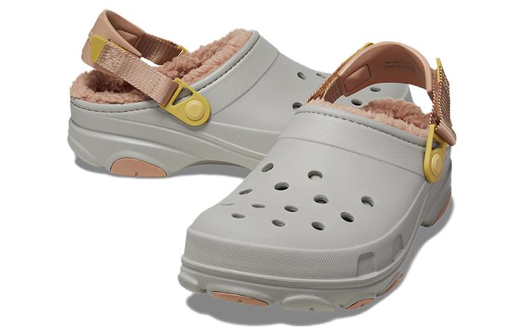 Shop Crocs All Terrain Forrado Zueco 'Gris Marrón' 207936-1LM