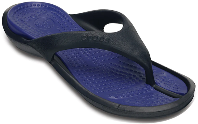 Crocs 雅典蓝色休闲男女通用人字拖鞋 10024-4EU Shop Crocs 雅典蓝色休闲男女通用人字拖鞋 10024-4EU