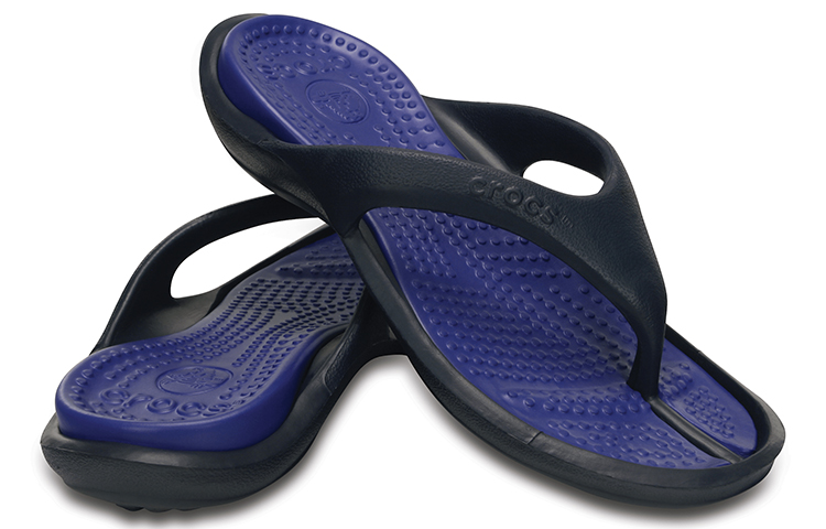 Purchase Crocs 雅典蓝色休闲男女通用人字拖鞋 10024-4EU