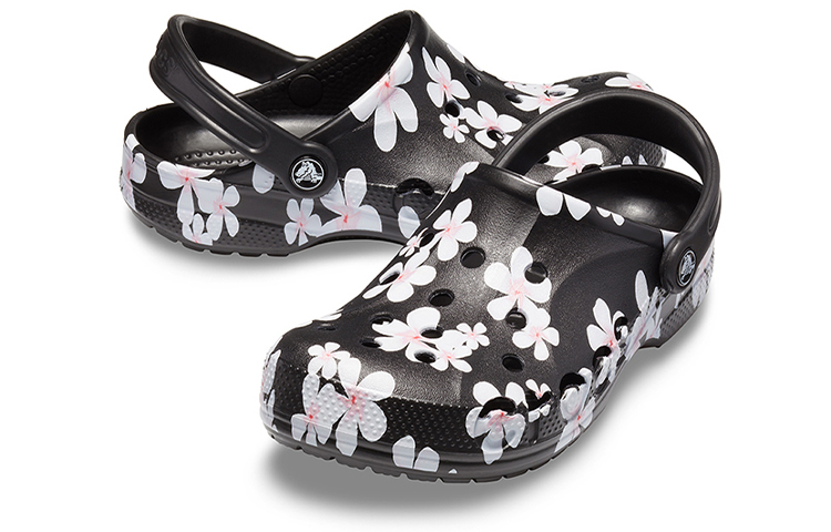 Shop Crocs Baya Clog 'Floral Black' 205665-0CV