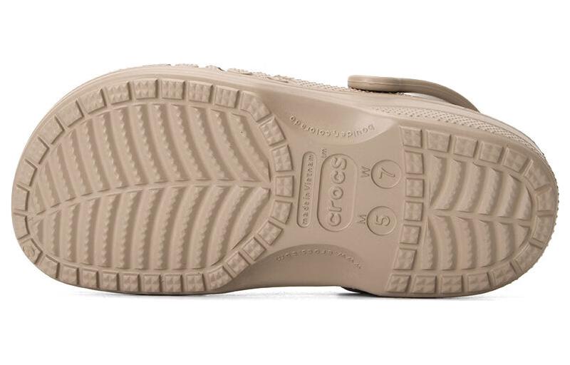 Shop Crocs Baya Clogs 'Cobblestone' Coklat Muda 10126-2V3