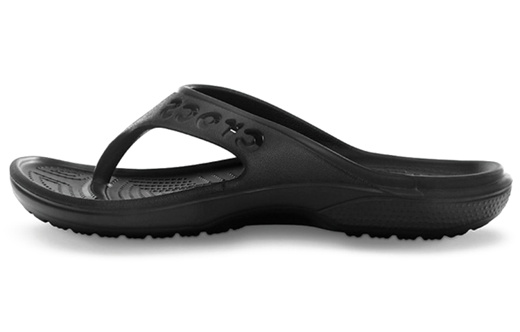 Buy Crocs Baya 平底夾腳拖鞋 黑
