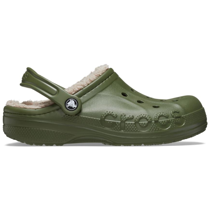 Crocs Baya Lined Clog Army Green Multi 205969-3TC