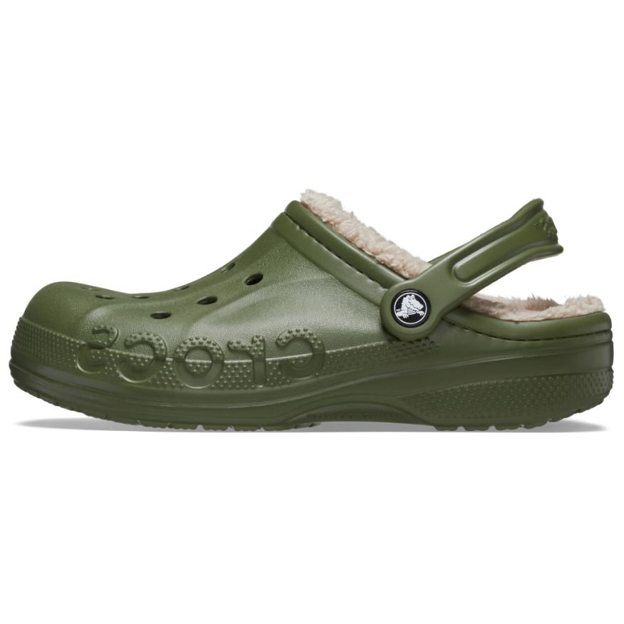 Order Crocs Baya Lined Clog Hijau Tentera Multi 205969-3TC