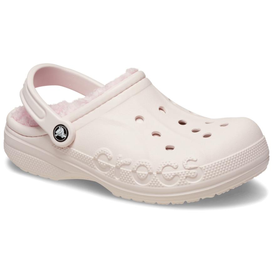 Lookbook Crocs Baya 毛绒拖鞋 淡粉色多色款 205969-6PS