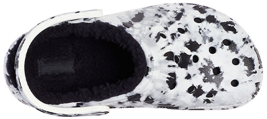 Crocs Baya Lined Clog Fleece Lined Unisex White Gray Slippers 'White Grey' 205975-10M Shop Crocs Baya Lined Clog Fleece Lined Unisex White Gray Slippers 'White Grey' 205975-10M