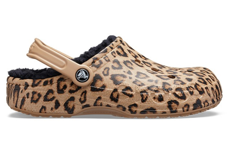 Order Crocs Baya Gefüttert Leopard Print Hausschuhe Clogs 205975-98R
