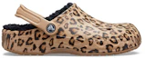 Order Crocs Baya Gefüttert Leopard Print Hausschuhe Clogs 205975-98R