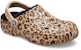 Selipar Crocs Baya Lined Clog Cetakan Leopard 205975-98R
