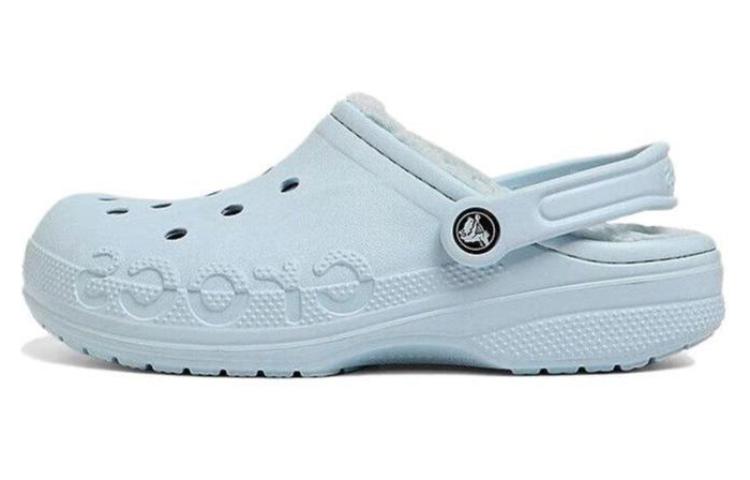 Order Crocs Baya 毛绒夹里洞洞鞋 矿石蓝 205969-4JZ