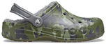 Order Crocs Baya绒毛内衬迷彩男女拖鞋 205975-97G