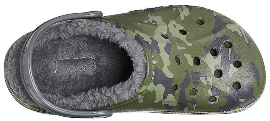 Crocs Baya Lined Clog Printing Fleece Lined Unisex Camouflage Slippers 205975-97G Lookbook Crocs Baya Lined Clog Printing Fleece Lined Unisex Camouflage Slippers 205975-97G