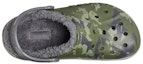 Lookbook Crocs Baya Lined Clog Unisex Selipar Corak Camouflage Berbulu Fleece 205975-97G