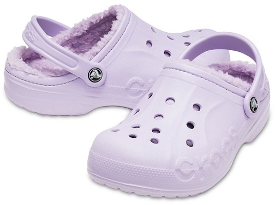 Crocs Baya Lined Clogs 'Lavender' 205969-50P Shop Crocs Baya Lined Clogs 'Lavender' 205969-50P