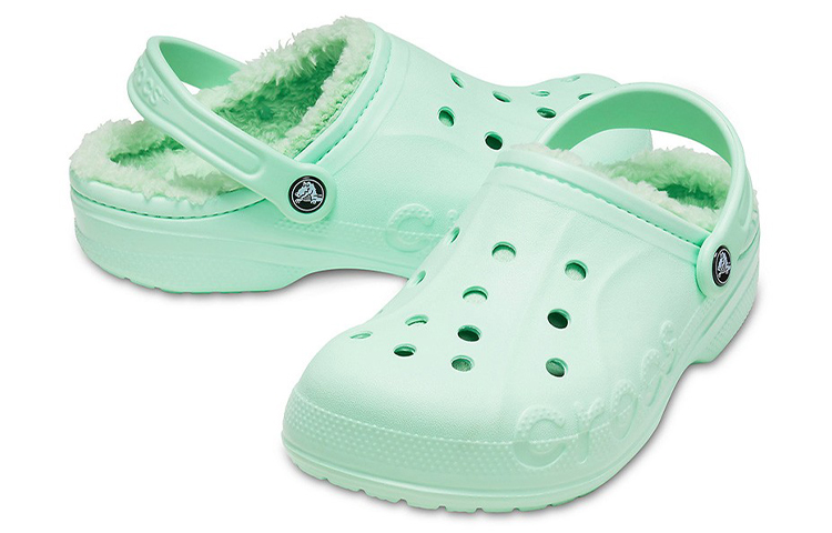 Shop Crocs Baya Lined Clogs 'Neo Mint' 205969-3TS
