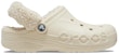 Kasut Crocs Baya Lined Fuzz Strap 'Putih' 206633-11S