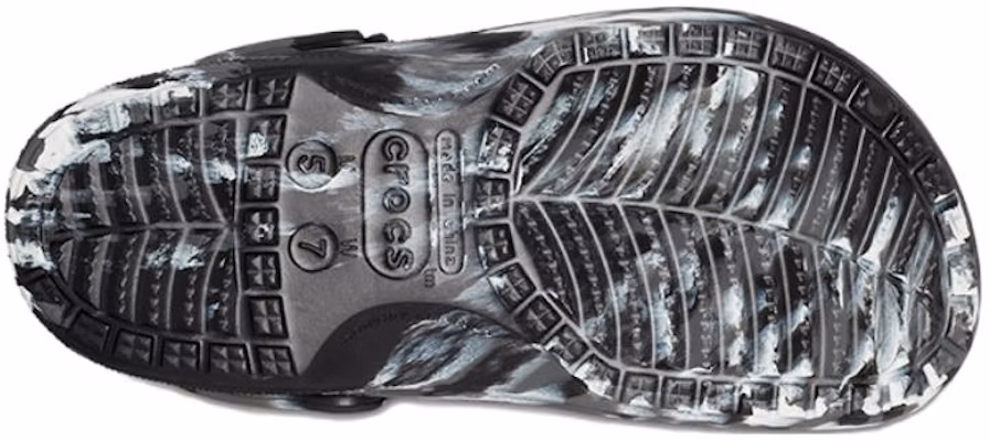 Crocs Baya Lined Marbled Clogs 'Black Silver' 208333-0C4 Shop Crocs Baya Lined Marbled Clogs 'Black Silver' 208333-0C4
