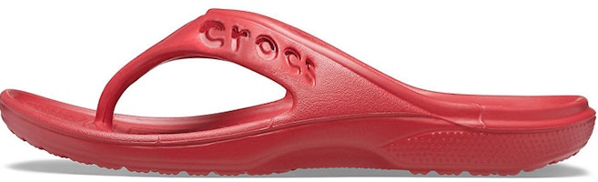Crocs Baya Minimalistic Casual Flat Flip-Flops Red 11999-6EN Crocs Baya Minimalistic Casual Flat Flip-Flops Red 11999-6EN