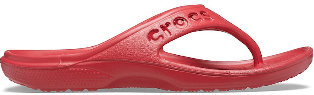 Crocs Baya 簡約休閒平底人字拖鞋 辣椒紅 Order Crocs Baya 簡約休閒平底人字拖鞋 辣椒紅