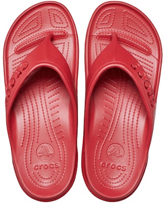 Crocs Baya 簡約休閒平底人字拖鞋 辣椒紅 Purchase Crocs Baya 簡約休閒平底人字拖鞋 辣椒紅