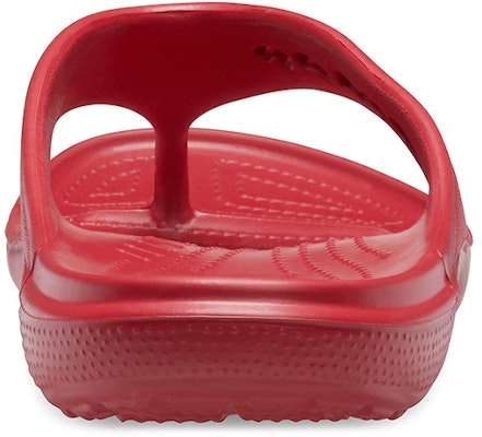 Crocs Baya 簡約休閒平底人字拖鞋 辣椒紅 Details for Crocs Baya 簡約休閒平底人字拖鞋 辣椒紅