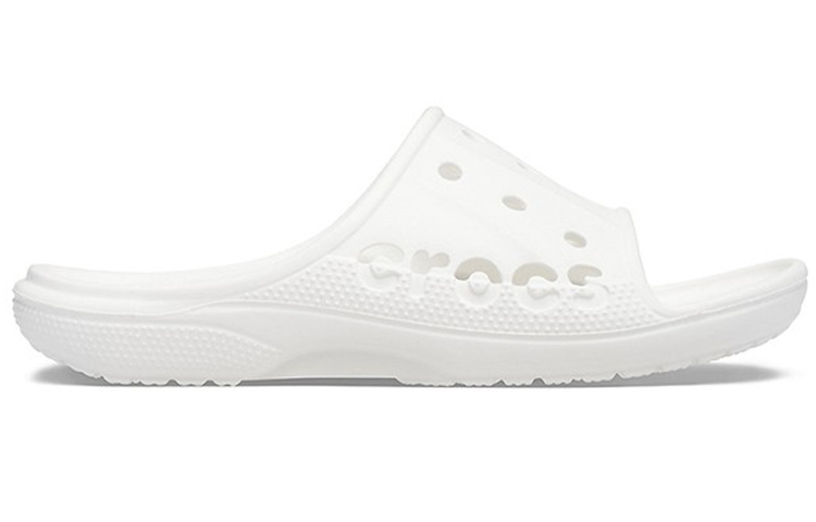 Order Crocs Baya 簡約休閒一字型涼拖鞋 白色