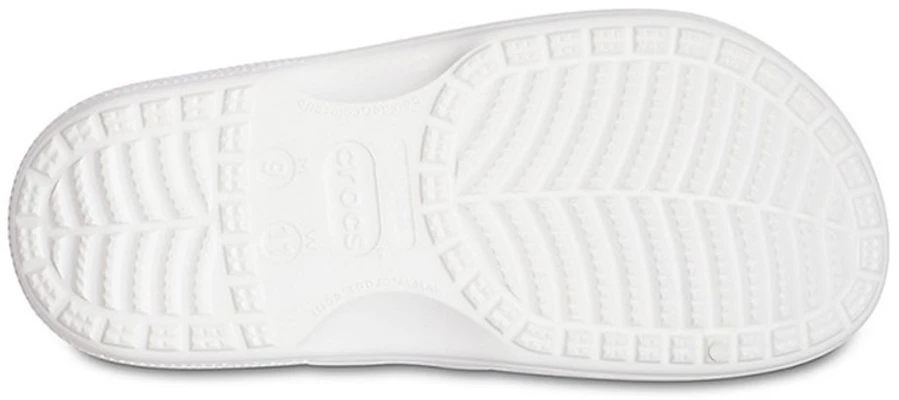Crocs Baya 簡約休閒一字型涼拖鞋 白色 Sizing Crocs Baya 簡約休閒一字型涼拖鞋 白色