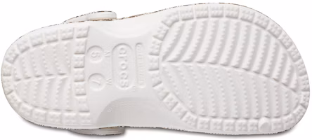Sizing Crocs Baya Saisonale Bedruckte Clogs ''Oyster Mushroom''. 206230-13T