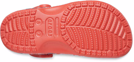 Sizing Crocs Baya Saisonale Bedruckte Clogs ''Spicy Orange White'' 206230-82Z