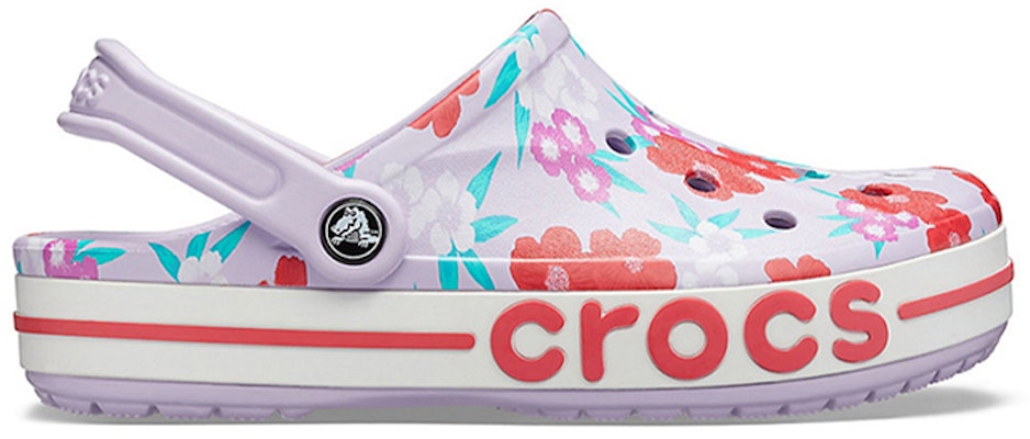 Crocs Bayaband 'Ungu Muda Motif Bunga' 205840-5PF Order Crocs Bayaband 'Ungu Muda Motif Bunga' 205840-5PF
