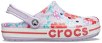 Order Crocs Bayaband 'Ungu Muda Motif Bunga' 205840-5PF