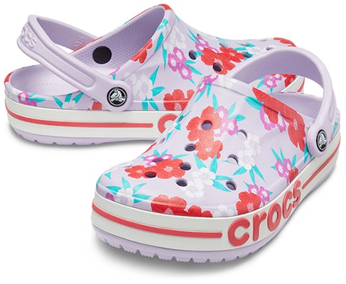 Crocs Bayaband 'Light Purple Floral' 205840-5PF Shop Crocs Bayaband 'Light Purple Floral' 205840-5PF