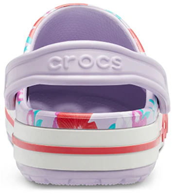Crocs Bayaband 'Ungu Muda Motif Bunga' 205840-5PF Details for Crocs Bayaband 'Ungu Muda Motif Bunga' 205840-5PF