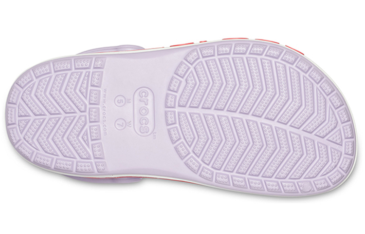 Sizing Crocs Bayaband 'Ungu Muda Motif Bunga' 205840-5PF